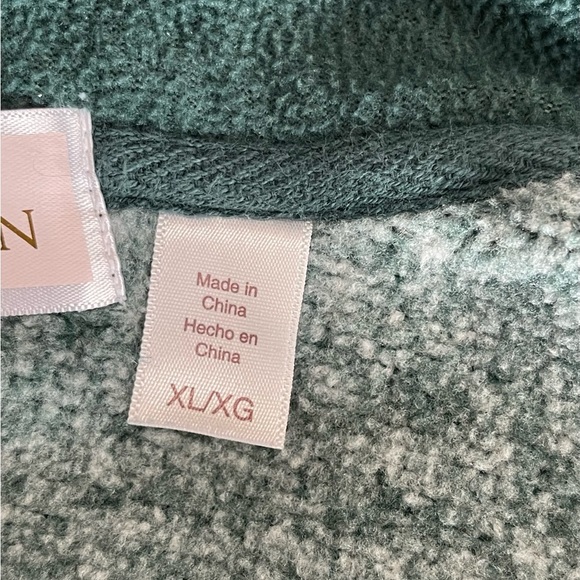 Stan Herman Women's XL zip up jacket heather green layer outdoor camping pockets - Picture 8 of 12